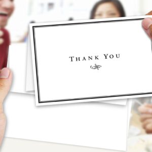 Thank You Greeting Cards and Envelopes – Thank You Notes for Small Business, Weddings, Christmas, Holidays, Birthdays, Baby Bridal Showers, Graduation, All Occasion – 4.25" x 5.5" – 25 per Pack