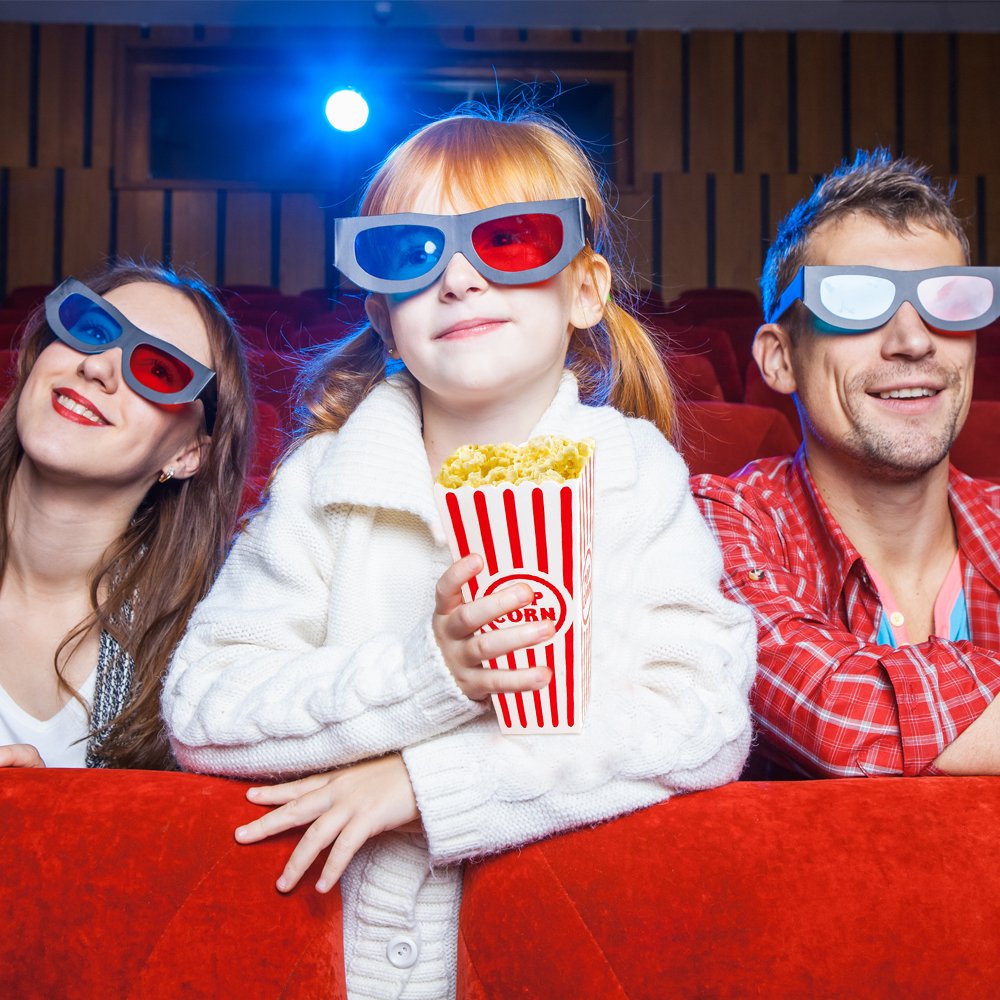 NOVELTY PLACE Plastic Red & White Striped Classic Popcorn Containers for Movie Night - 7.8" Tall x 3.8" Square (8 Pack)