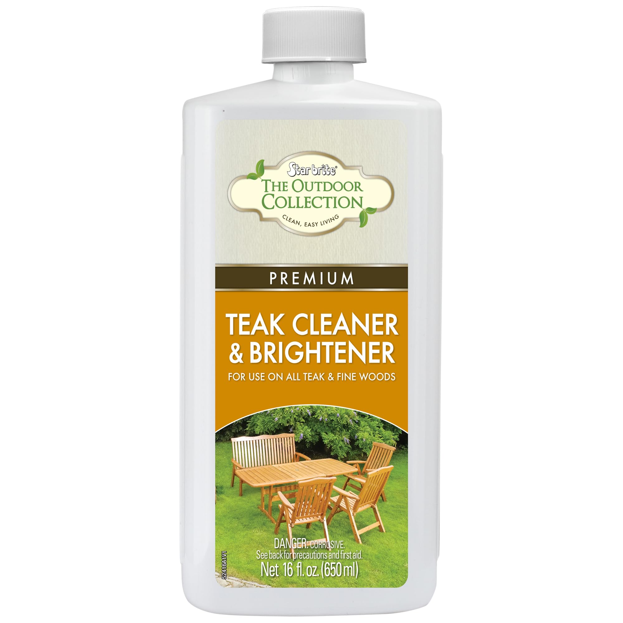 STAR BRITE The Outdoor Collection Teak Cleaner & Brightener - 16 OZ