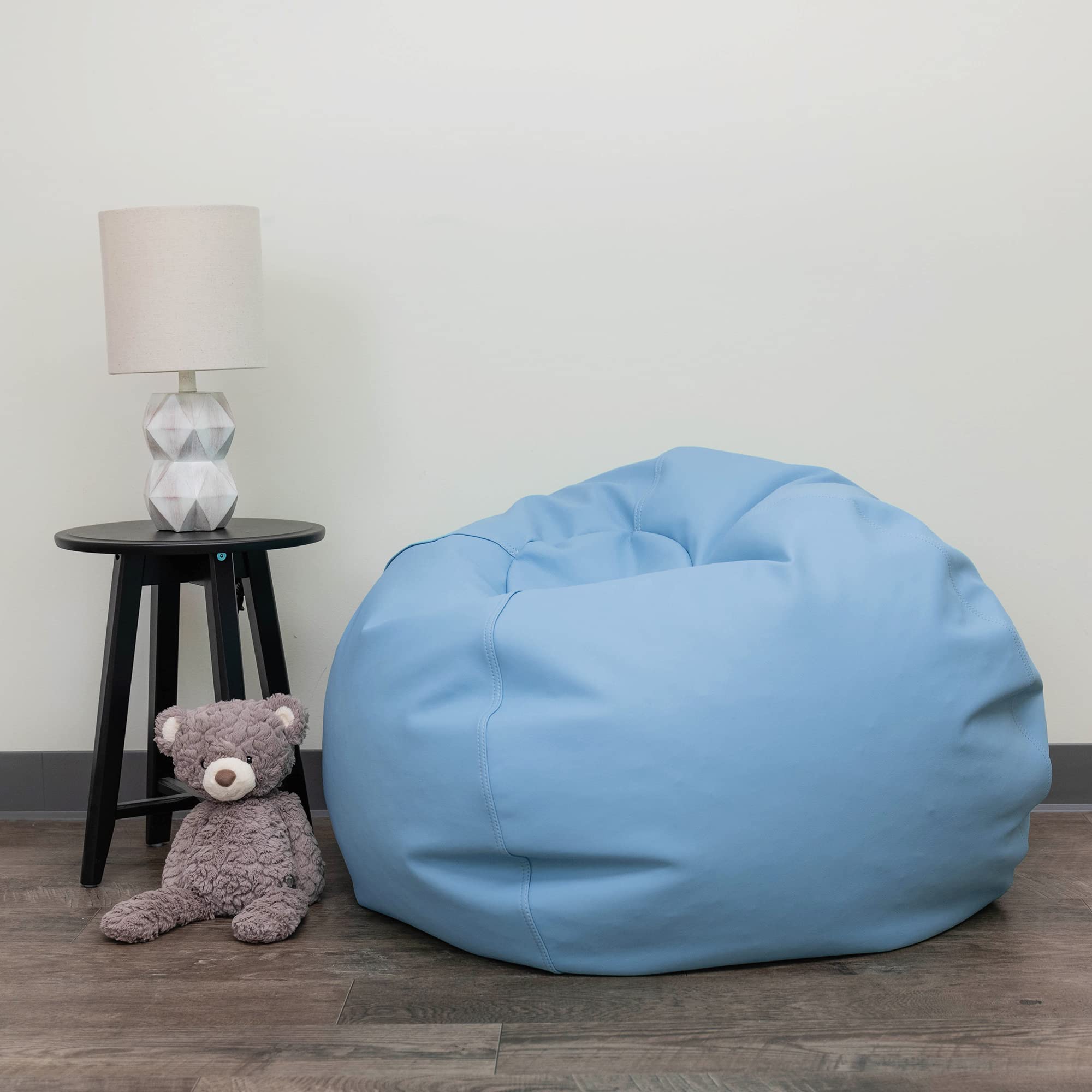 Children's Factory 35" Kids Bean Bag Chairs, Flexible Seating Classroom Furniture, Beanbag Ideal for Boy/Girl Toddler Daycare or Playroom, Sky Blue