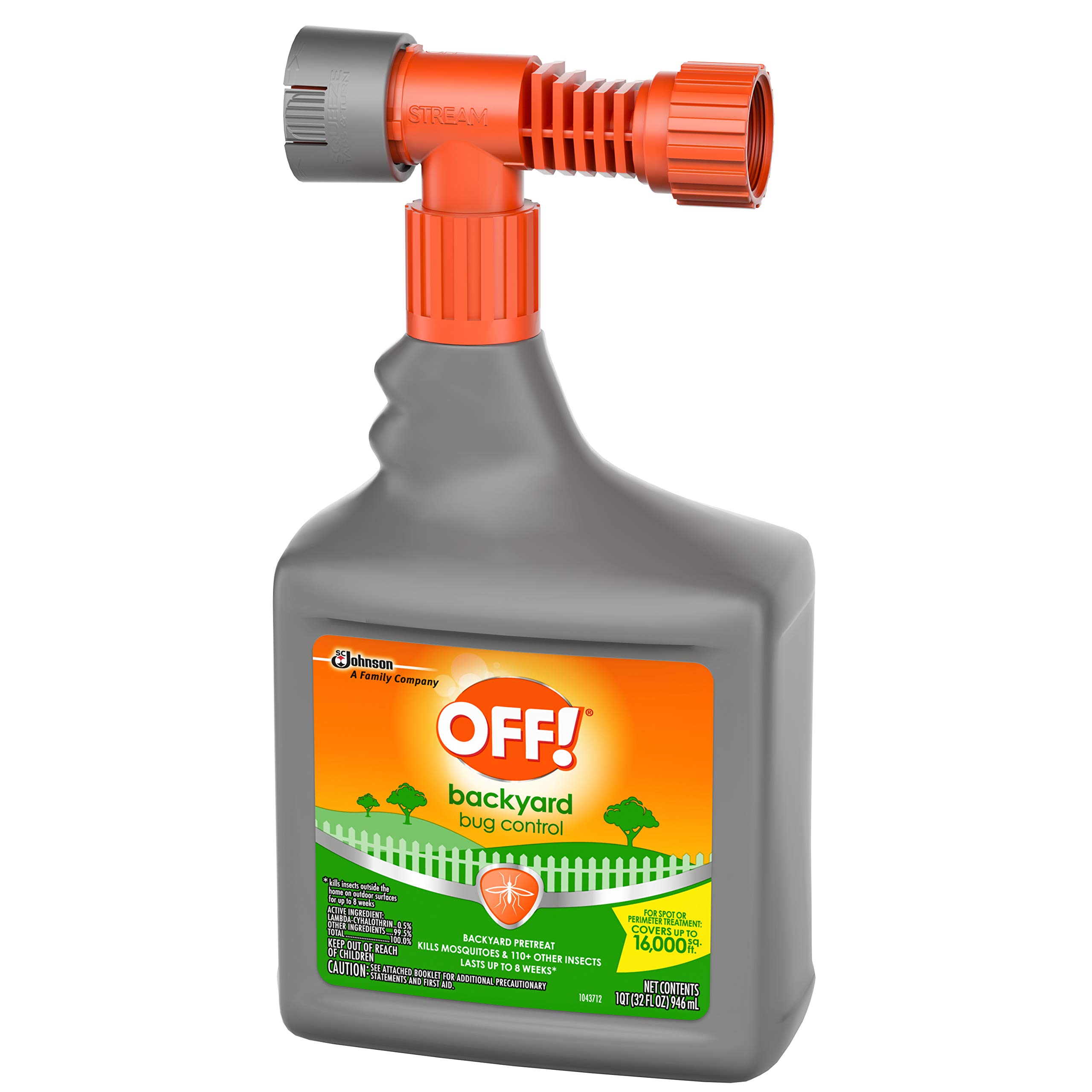 Off! Bug Control Yard Pretreat, 32 Ounce (Pack of 3)