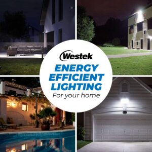 Westek Screw in Motion Sensor Light Socket for Outdoor Lighting, 2 Pack - This Motion Sensor Light Socket Adapter Turns On Lights When Movement is Detected, 20ft Distance - (OMLC163BC)