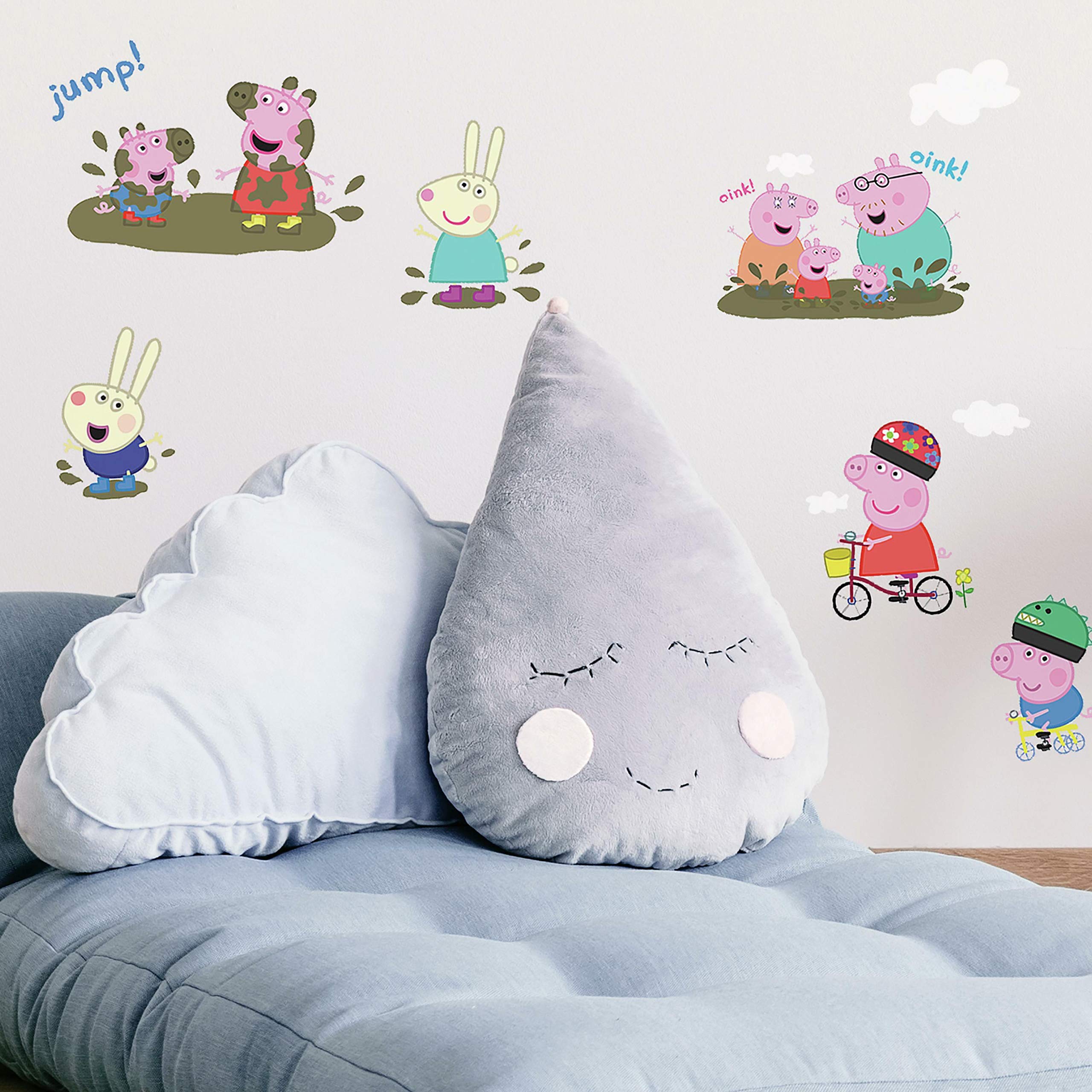 RoomMates RMK3183SCS Peppa The Pig Peel and Stick Wall Decals