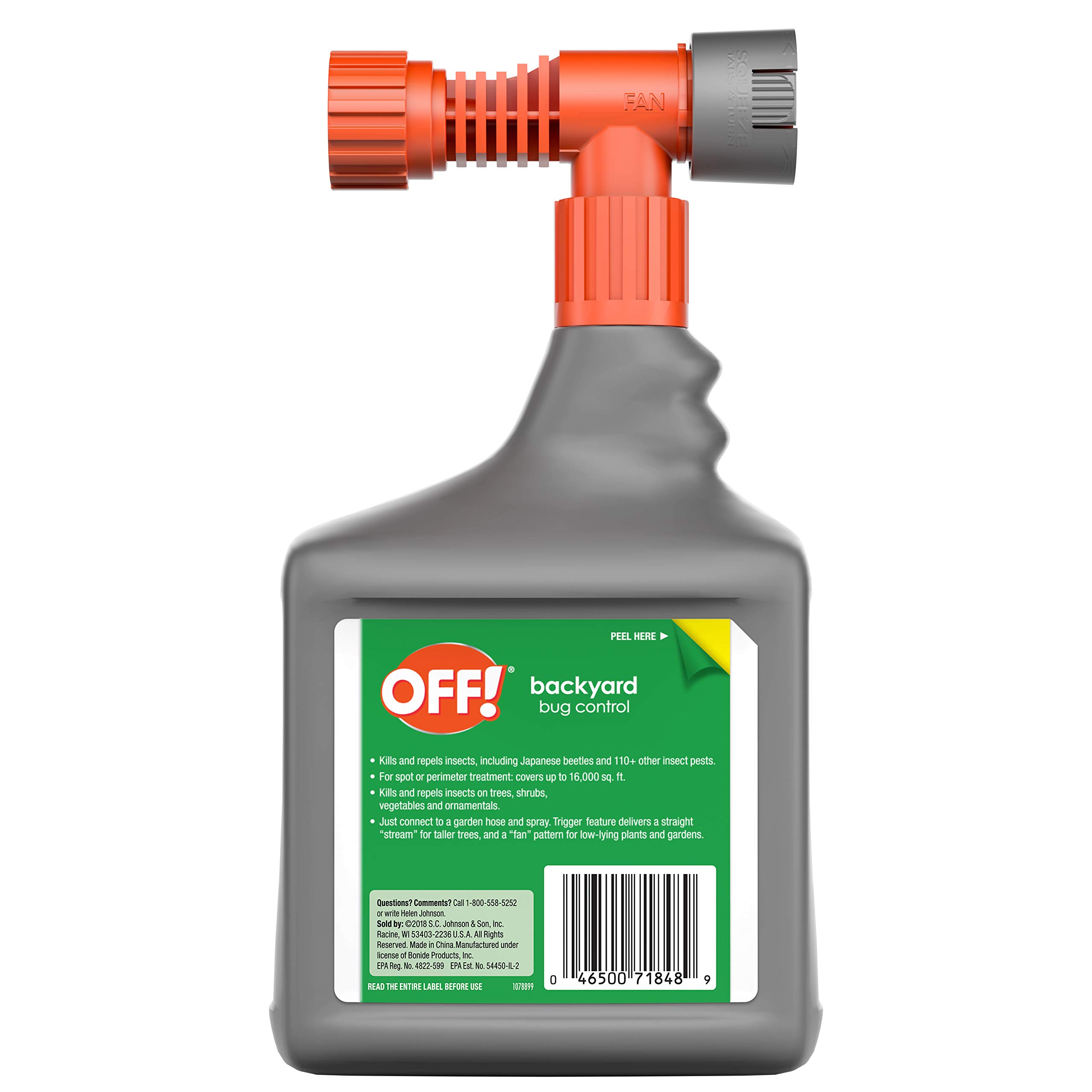 Off! Bug Control Yard Pretreat, 32 Ounce (Pack of 3)