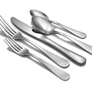 Liberty Tabletop Satin Annapolis 20 Piece Flatware Set service for 4 stainless steel 18/10 Made in USA