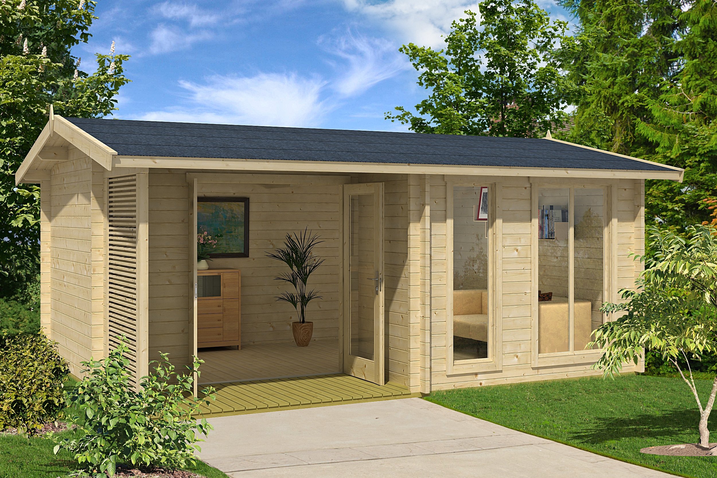 Allwood Sommersby | 174 SQF Garden House Kit