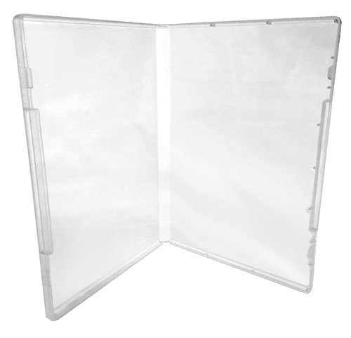 (10) CheckOutStore Plastic Storage Cases for Rubber Stamps, 1/2" (14mm) inch Spine Size (Clear)