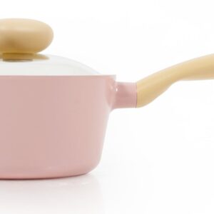 Neoflam Retro 1.5qt Saucepan with Glass Lid | Made in Korea