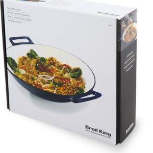 Broil King Cast Iron Porcelain Wok