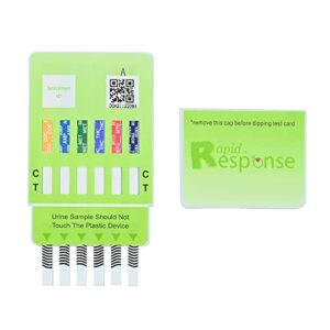 rapid response d12.1-1p29-25 care first aid 12 drug urine test panel home testing kit