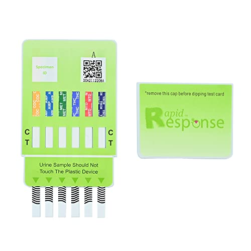 Rapid Response D12.1-1P29-25 Care First Aid 12 Drug Urine Test Panel Home Testing Kit