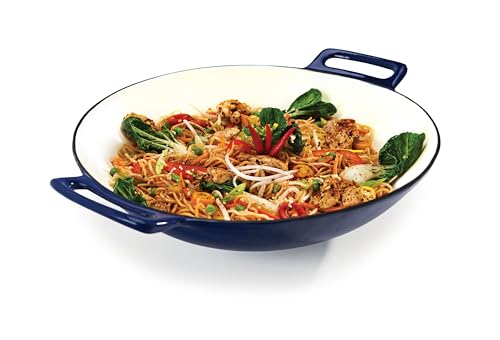 Broil King Cast Iron Porcelain Wok