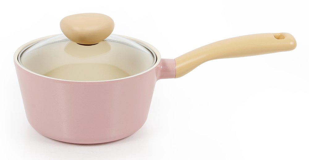 Neoflam Retro 1.5qt Saucepan with Glass Lid | Made in Korea