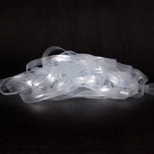 D.I.Y 1/4" Clear Elastic, 100% Thermoplastic Polyurethane, Small Packaging by Anytape Korea, 10 Yard, 30 Yard, and 500 Yard Packaging Available (1/4" Clear 500 Yard)