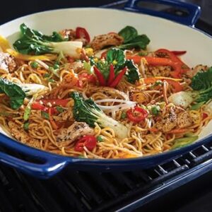 Broil King Cast Iron Porcelain Wok