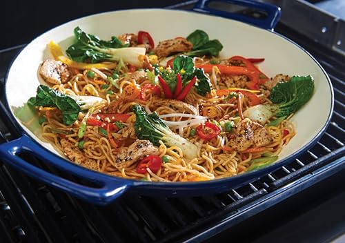 Broil King Cast Iron Porcelain Wok