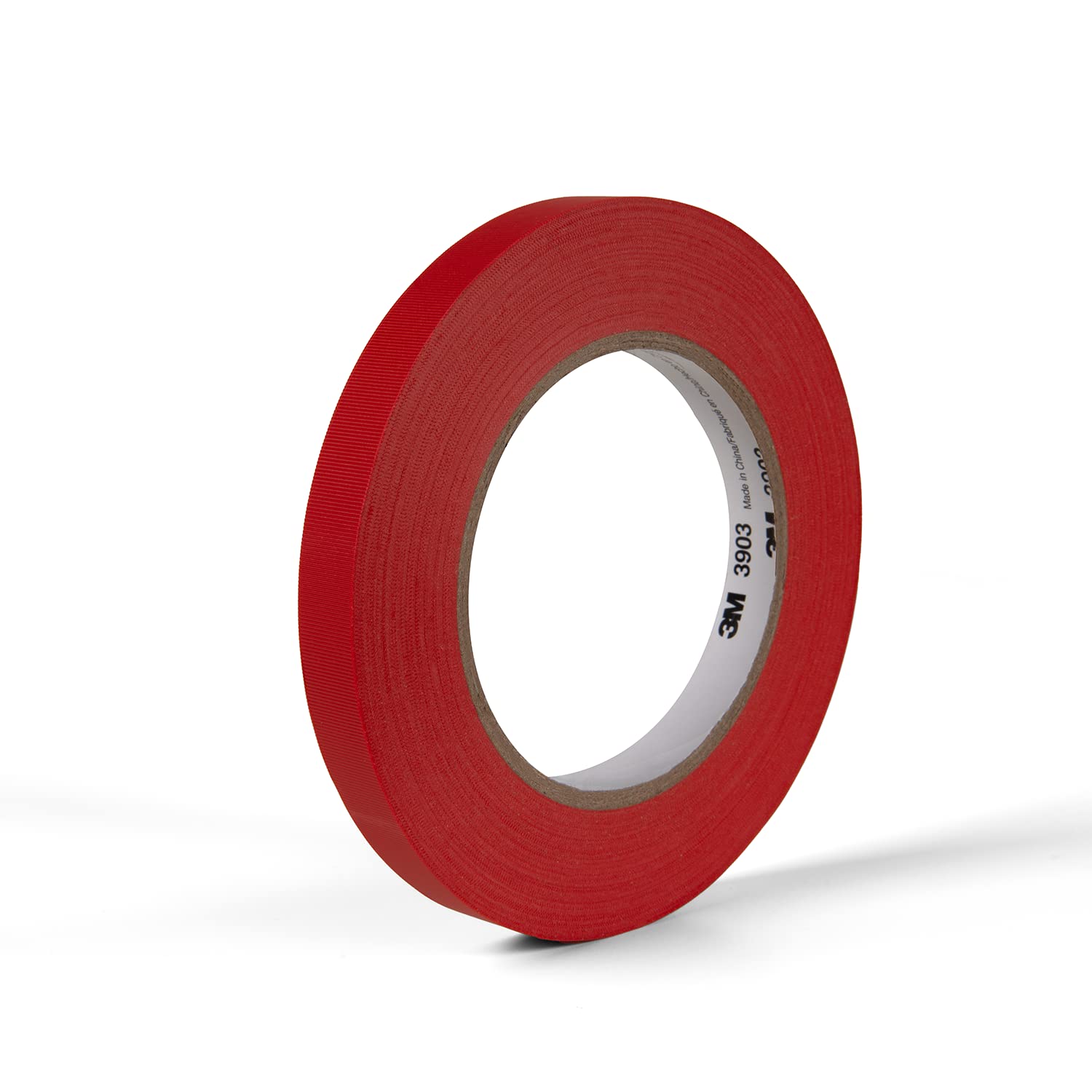 3M - 0.5-50-3903-RED 3903 Vinyl Duct Tape - 0.5 in. x 150 ft. Conformable Adhesive Tape Roll - Red Rubber Adhesive Tape with Abrasion Resistance. Sealing Tapes