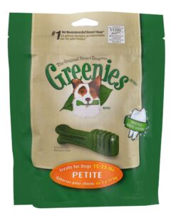 greenies treats for dogsmini treat-pak-petite 6 oz