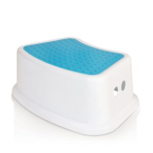 Kids Best Friend Boys Blue Step Stool, Take It Along in Bedroom, Kitchen, Bathroom and Living Room. Great For potty Training!