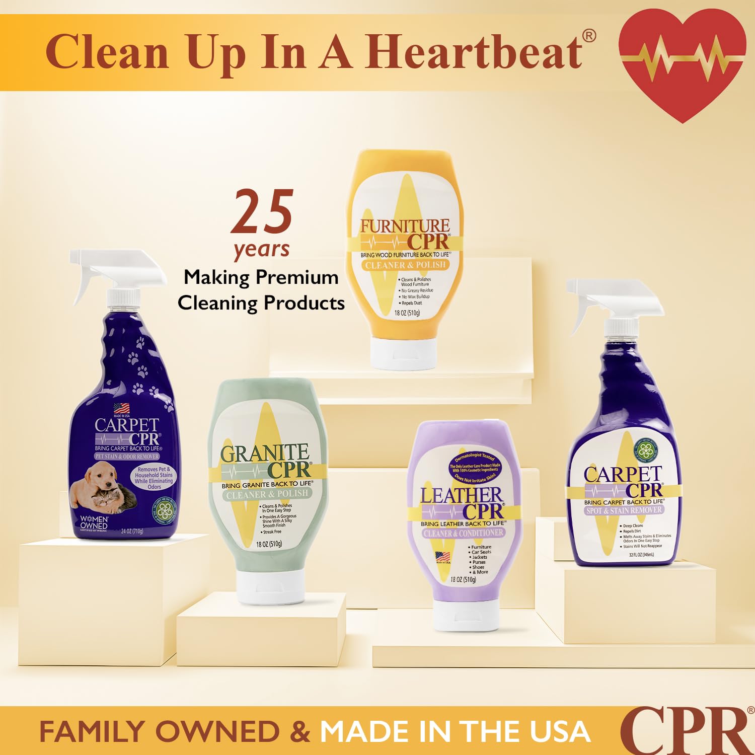 Furniture CPR Cleaner & Polish 18oz by CPR Cleaning Products