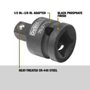 DEWALT 1/2" Drive Impact Adapter 1/2" TO 3/8"