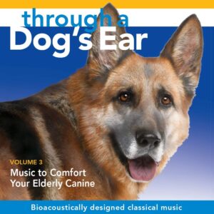 iCalmPet | Through a Dog's Ear: Elderly Canine | 3-CD Box Set | 3-hrs | Specially-arranged classical piano includes frequency modulation for older ears