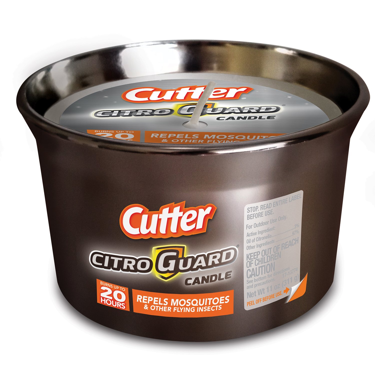 Cutter Citro Guard Candle (Metallic Bronze)