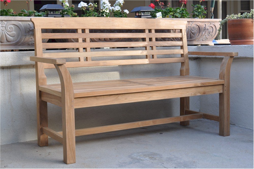 Anderson Teak BH-257 - No Cushion Sakura 2-Seater Bench