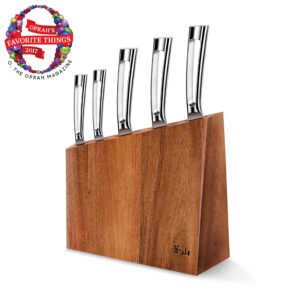 Cangshan N1 Series 59205 6-Piece German Steel Forged Knife Block Set, Oprah's Favorite Things 2017