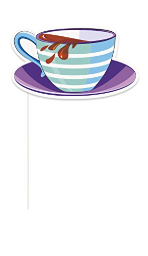 Tea Party Photo Booth Props (10 Count), Premium Multicolor Cardstock - Unique & Fun Design, Perfect For Birthdays & Themed Celebrations