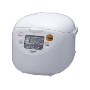 Zojirushi NS-WAC18-WD 10-Cup (Uncooked) Micom Rice Cooker and Warmer Bundle with Rice Container Bin (2 Items)