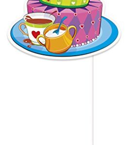 Tea Party Photo Booth Props (10 Count), Premium Multicolor Cardstock - Unique & Fun Design, Perfect For Birthdays & Themed Celebrations