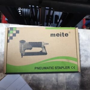 meite MT5016S Upholstery Stapler 20 Gauge 1/2-Inch Crown 1/4-Inch to 5/8-Inch Length Pneumatic Fine Wire Stapler with Safety