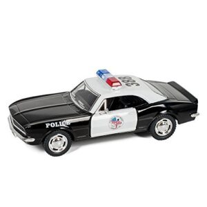 kinsmart 🚓 1967 chevy camaro z28 classic police eddition 5" 1:37 scale die cast metal toy