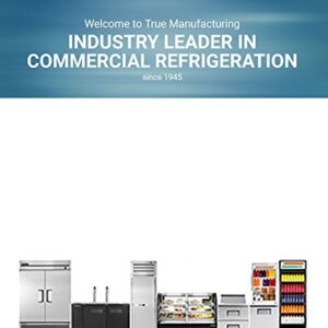 True TUC-48-HC Undercounted Solid Door Refrigerator with Hydrocarbon Refrigerant, 36" Height, 30.125" Width, 48.375" Length