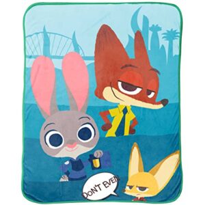 Disney/Pixar Zootopia 'Bunny Ears' Plush Throw, 50" x 60”