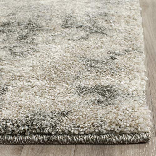 SAFAVIEH Retro Collection Runner Rug - 2'3" x 7', Light Grey & Grey, Modern Abstract Design, Non-Shedding & Easy Care, Ideal for High Traffic Areas in Living Room, Bedroom (RET2139-7980)