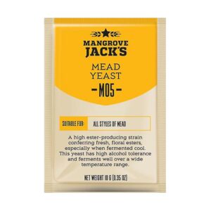 3X Mangrove Jack’s Craft Series Mead Yeast M05 (10g)