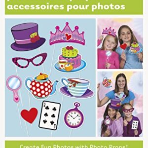 Tea Party Photo Booth Props (10 Count), Premium Multicolor Cardstock - Unique & Fun Design, Perfect For Birthdays & Themed Celebrations