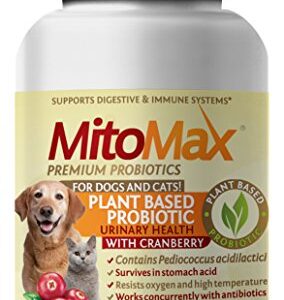 MitoMax Cranberry 30 Count Probiotic Supplement for Urinary Health of Dogs and Cats