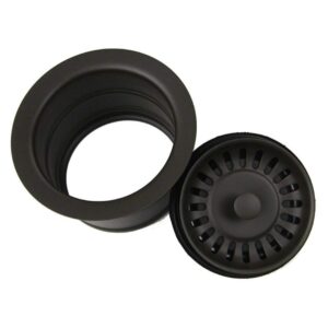 Nantucket Sinks 3.5EDF-ORB Extended Flange Disposal Kitchen Drain, 3.5", Brushed Oil Rubbed Bronze