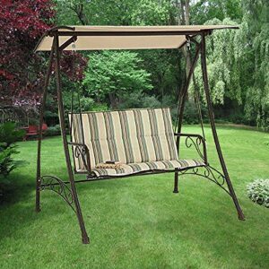 Caldwell House Swing Replacement Canopy Top Cover Beige