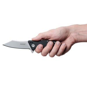 Kershaw Grinder Assisted Opening Flipper Knife (3.25" Bead Blast) 1319