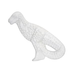 1 pack nylabone durable dental dinosaur chew toy (dinosaur shape varies), large