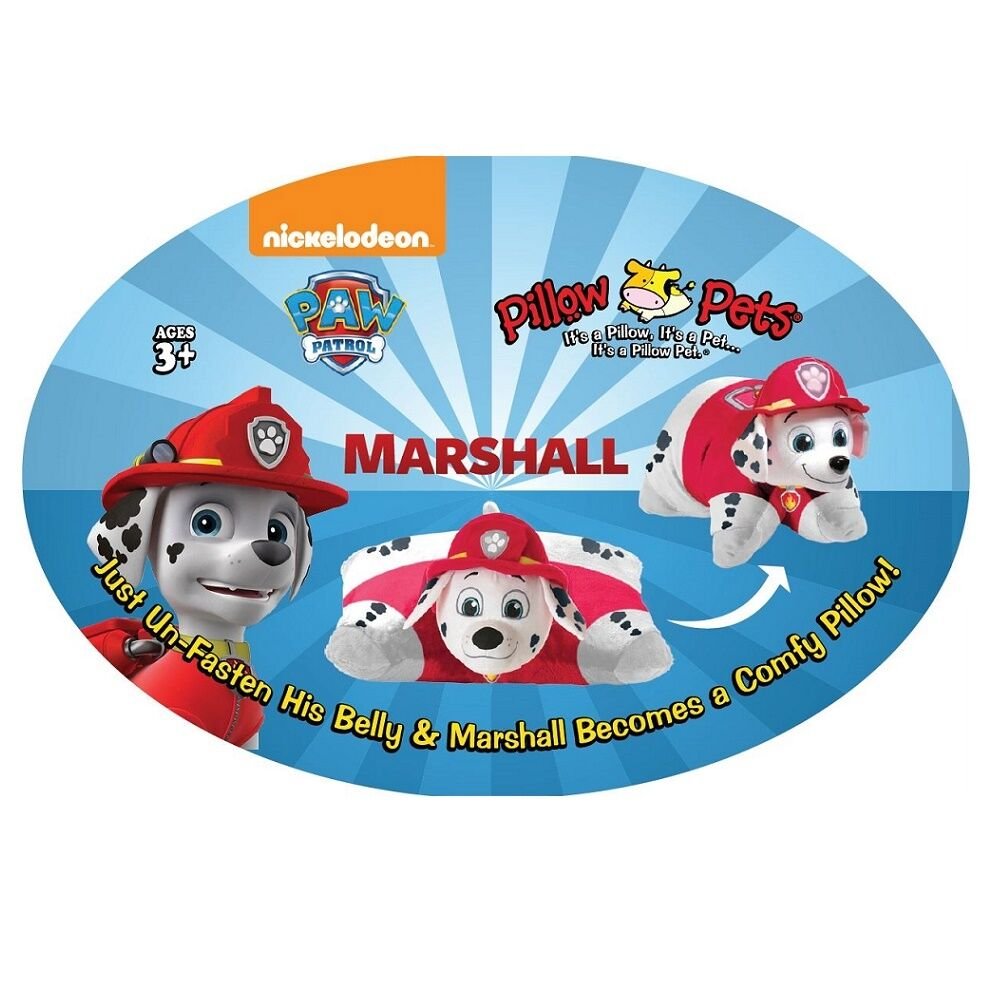 Pillow Pets Nickelodeon Paw Patrol, Marshall Dalmatian, 16" Stuffed Animal Plush Toy