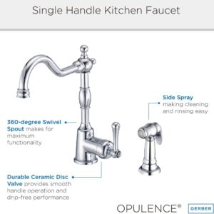 Gerber D401157 Kitchen Faucet, Chrome