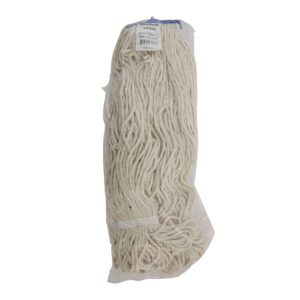 Boardwalk UNS 824C BWK824C Mop Head, Lie-Flat Head, Cotton Fiber, 24 oz, White (Pack of 12)