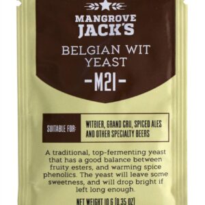 2X Mangrove Jack’s Craft Series Yeast M21 Belgian Wit (10g)