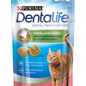 Purina Dentalife Dental Treats For Cats Savory Salmon