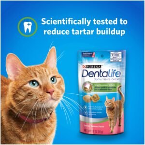 Purina Dentalife Dental Treats For Cats Savory Salmon